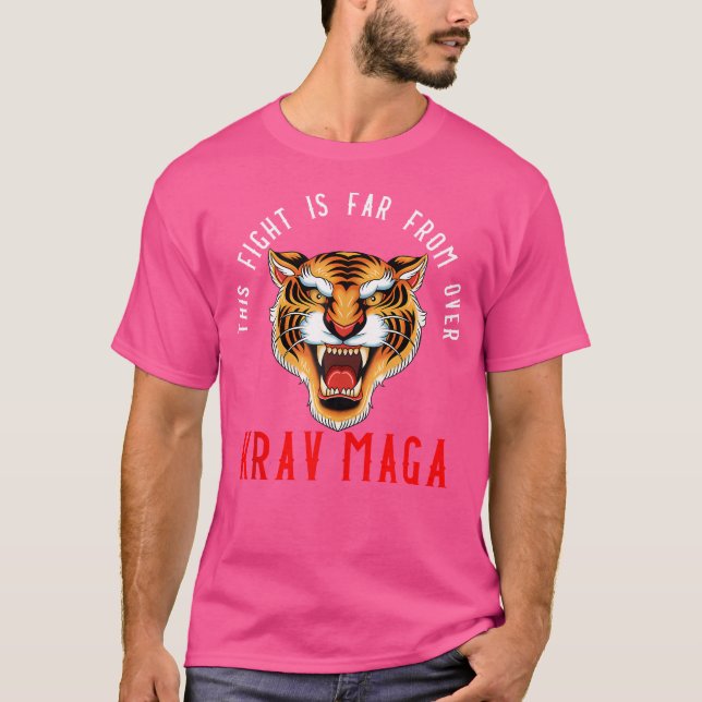 Krav Maga Tiger - Combat And Self Defense T-Shirt (Front)