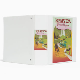 Kravica Waterfalls Bosnia and Herzegovina 3 Ring Binder
