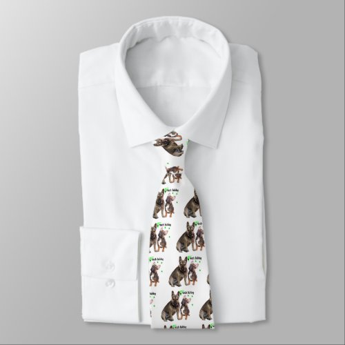Krawatte franzsische Bulldoggen Neck Tie