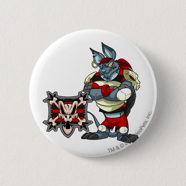 Krawk Island Team Captain 1 Pinback Button (Front)