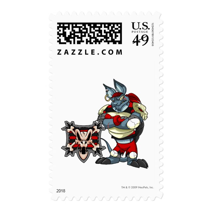 Krawk Island Team Captain 1 Postage Stamp