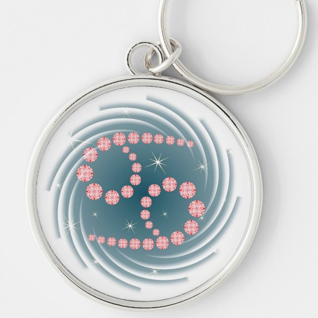 Krebs 22. Juni bis 22. Juli Schlüsselanhänger Keychain (Front)