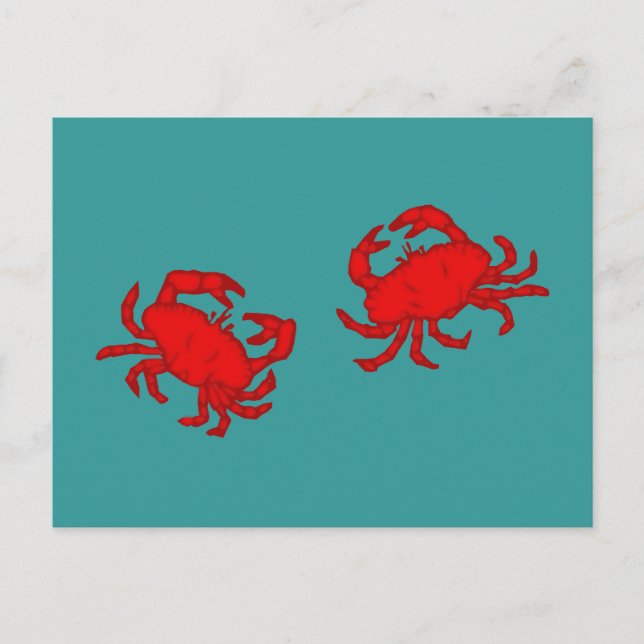 Krebse crabs postcard (Front)
