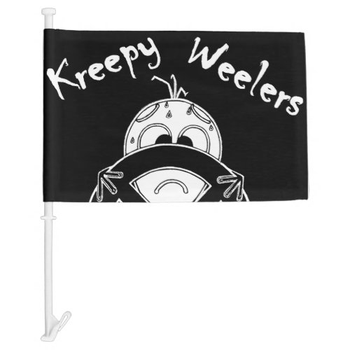 Kreepy Weelers Car Flag