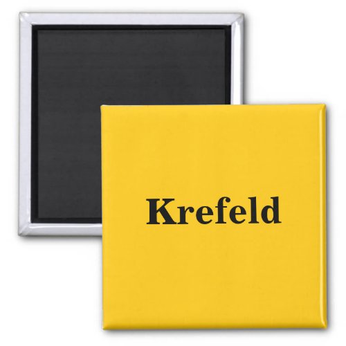 Krefeld Magnet Schild