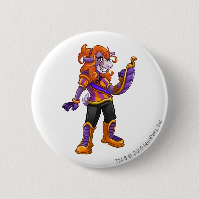 Kreludor Team Captain 2 Pinback Button (Front)