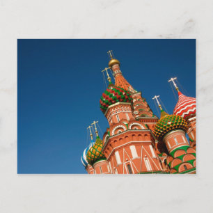 Kremlin, Vasiliy Blessed Moscow, Russia Postcard