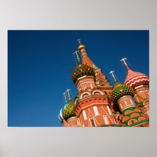 Kremlin, Vasiliy Blessed Moscow, Russia Poster