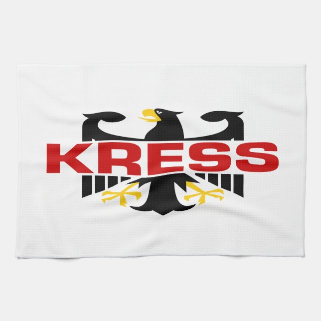 Kress Surname Towel (Horizontal)