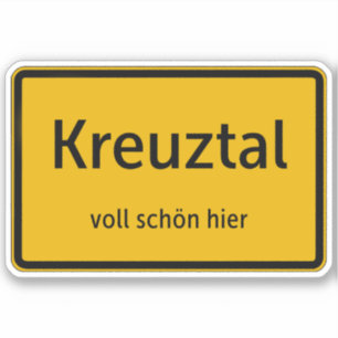 Kreuztal Sticker Autosticker