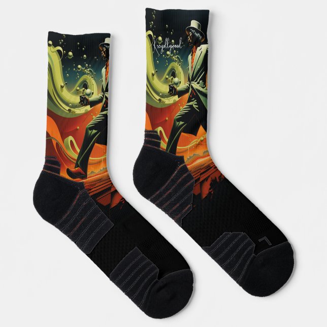 Kreyollywood chaussettes unisexe socks (Right)