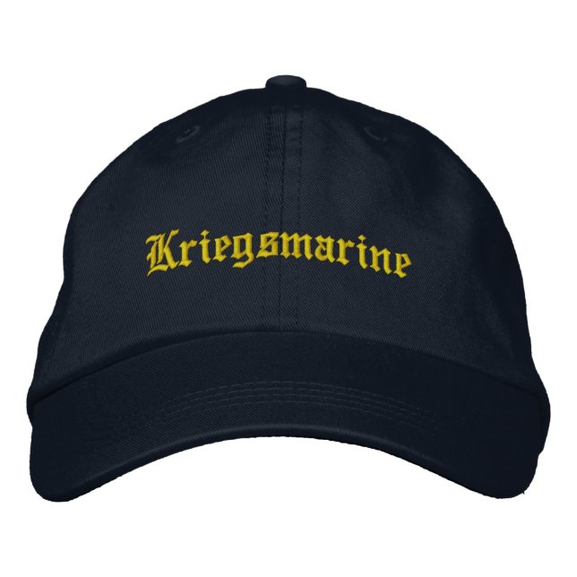 Kriegsmarine Embroidered Baseball Cap (Front)