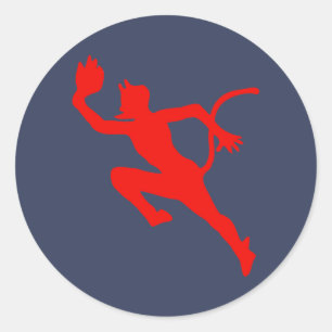 Kriegsmarine U-552 Emblem - The Red Devil Classic Round Sticker