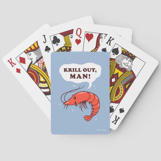 Krill Out Man Poker Cards (Back)