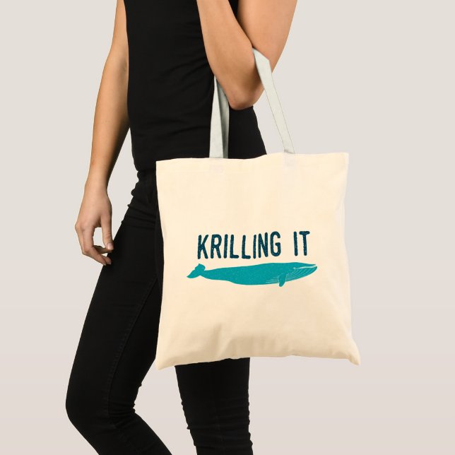 Krilling It Tote Bag (Front (Product))