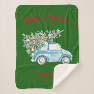 Kringle's Christmas Emporium Sherpa Blanket