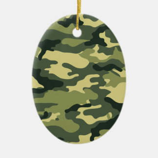 Kris alan Camouflage Ceramic Ornament