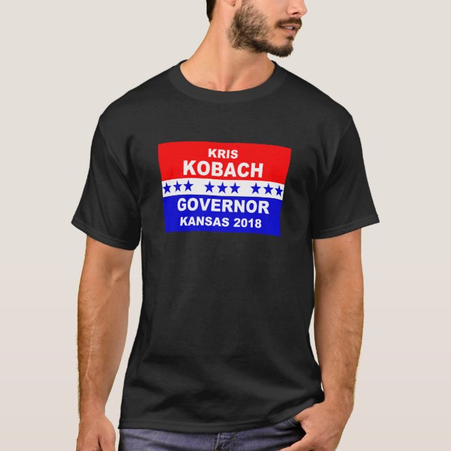 Kris Kobach Governor Kansas 2018 T-shirt (Front)