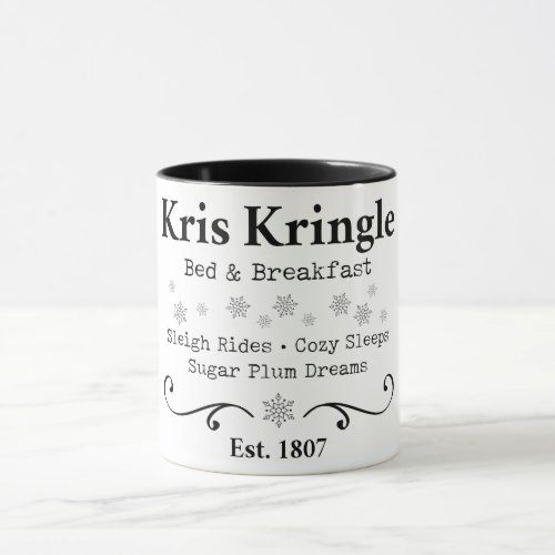 Kris Kringle Bed And Breakfast Mug