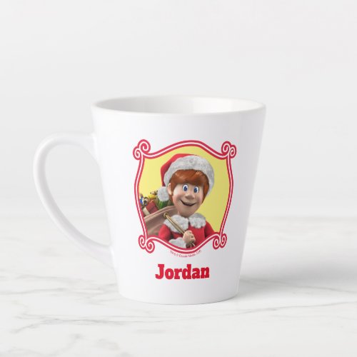 Kris Kringle Delivering Toys Latte Mug