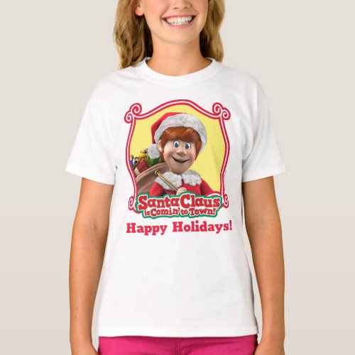 Kris Kringle Delivering Toys T_Shirt