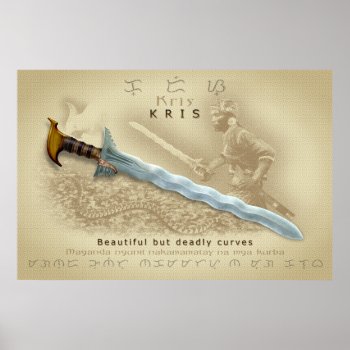 Kris Poster by tempera70 at Zazzle