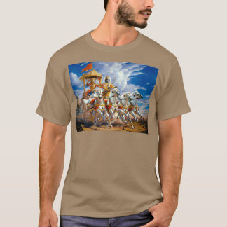 Krishna and Arjuna during Mahabharata War T-Shirt