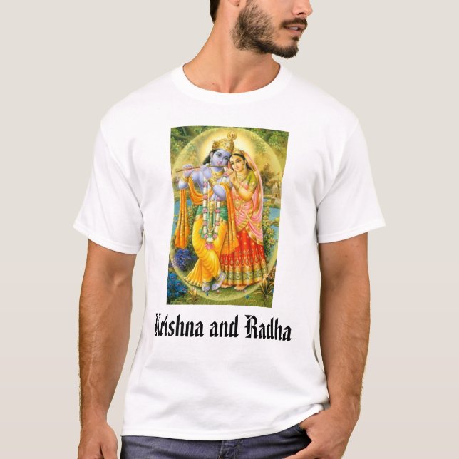 Krishna and Radha, Krishna and Radha T-Shirt (Front)