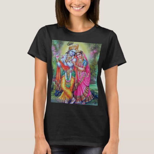 Krishna and Radha T_Shirt