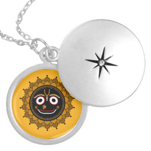 Krishna art - Jai jagannath Lord of Universe Locket Necklace