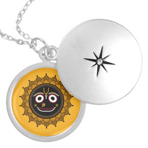 Krishna art _ Jai jagannath Lord of Universe Locket Necklace