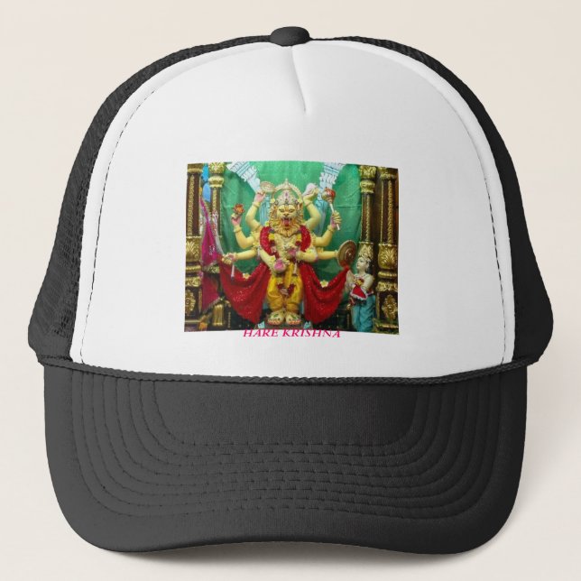 Krishna as Lord Nrsimhadeva Trucker Hat (Front)