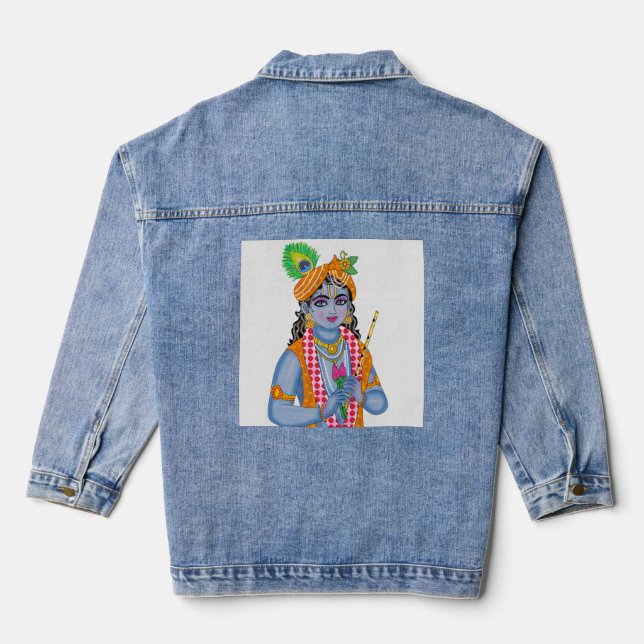 Krishna  denim jacket (Back)
