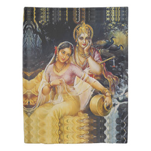 KRISHNA - hindu deity - Duvet Cover