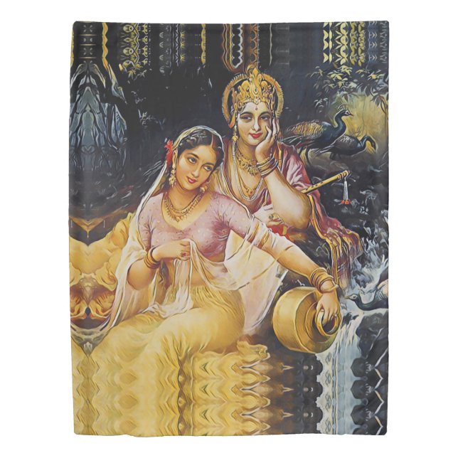 KRISHNA - hindu deity - Duvet Cover (Front)
