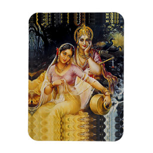 KRISHNA - hindu deity - Magnet