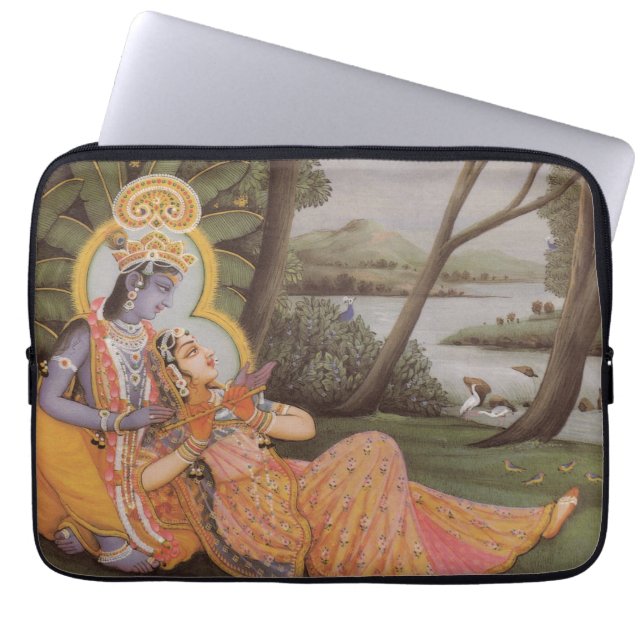 Krishna Hindu Diety 13" Laptop/Macbook Pro Sleeve (Front)