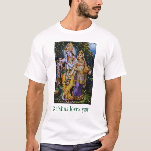 Krishna loves you! T-Shirt (Front)