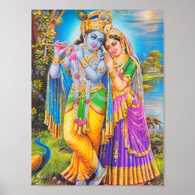 Krishna Painting Poster (Front)