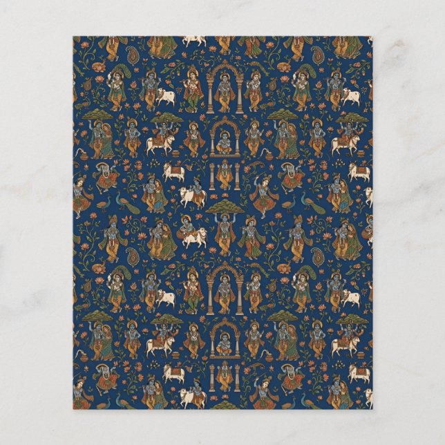 Krishna Pattern Flyer (Front)