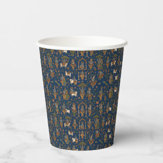 Krishna Pattern Paper Cups