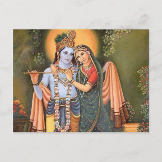 krishna postcard