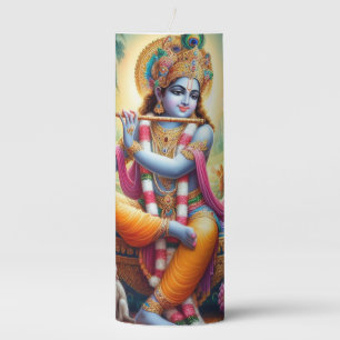 Krishna Prayer Candle