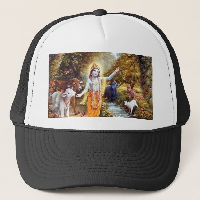 krishna ras trucker hat (Front)