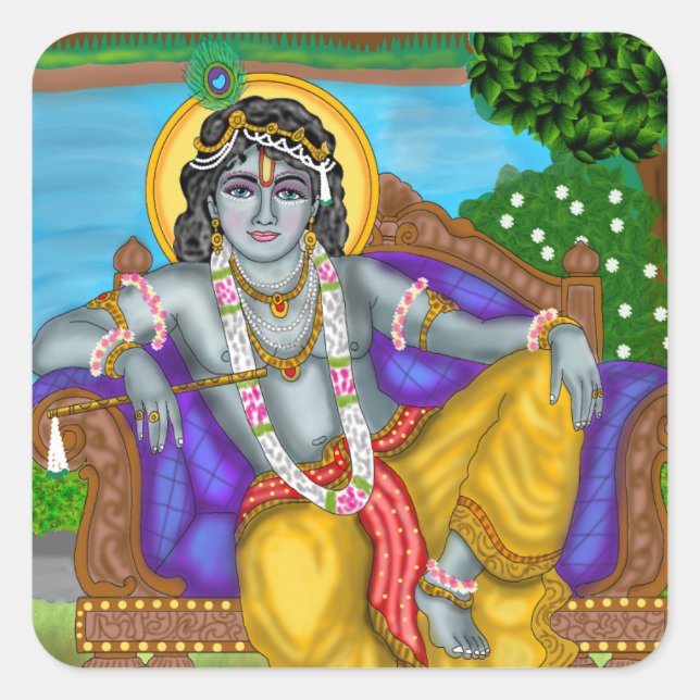 Krishna Sticker (Front)