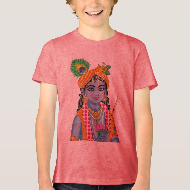 Krishna T-Shirt Tri-Blend Shirt (Front)