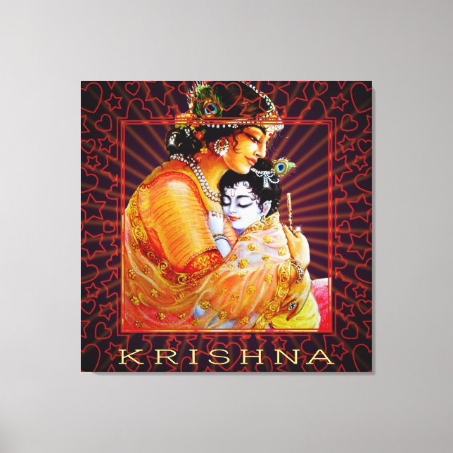 KRISHNA - Wrapped Canvas Print (Front)
