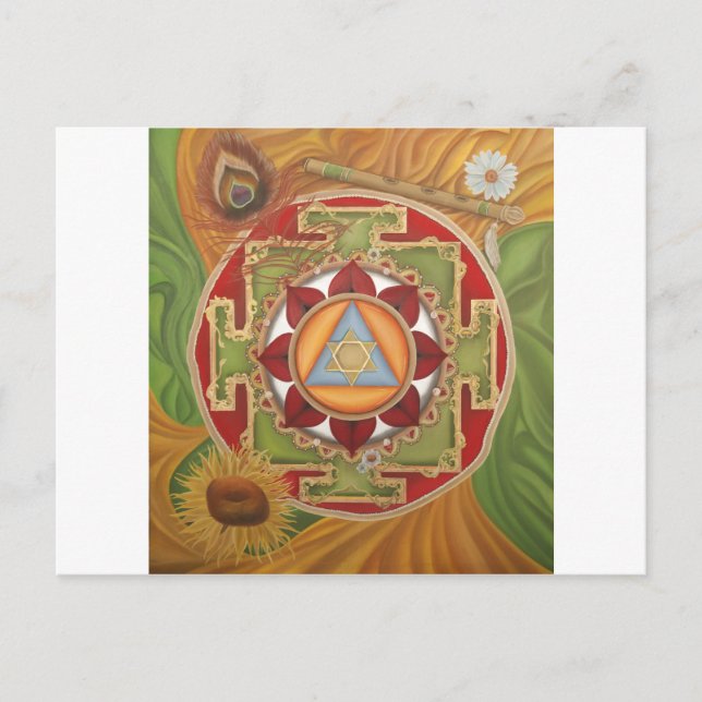 Krishna Yantra Postcard (Front)