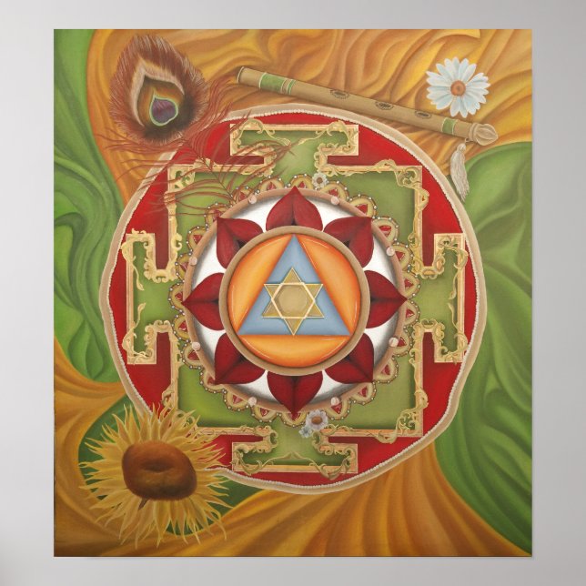 Krishna Yantra Poster (Front)