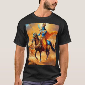 "Krishna's Aura: Sacred Designs for Modern Souls, T-Shirt